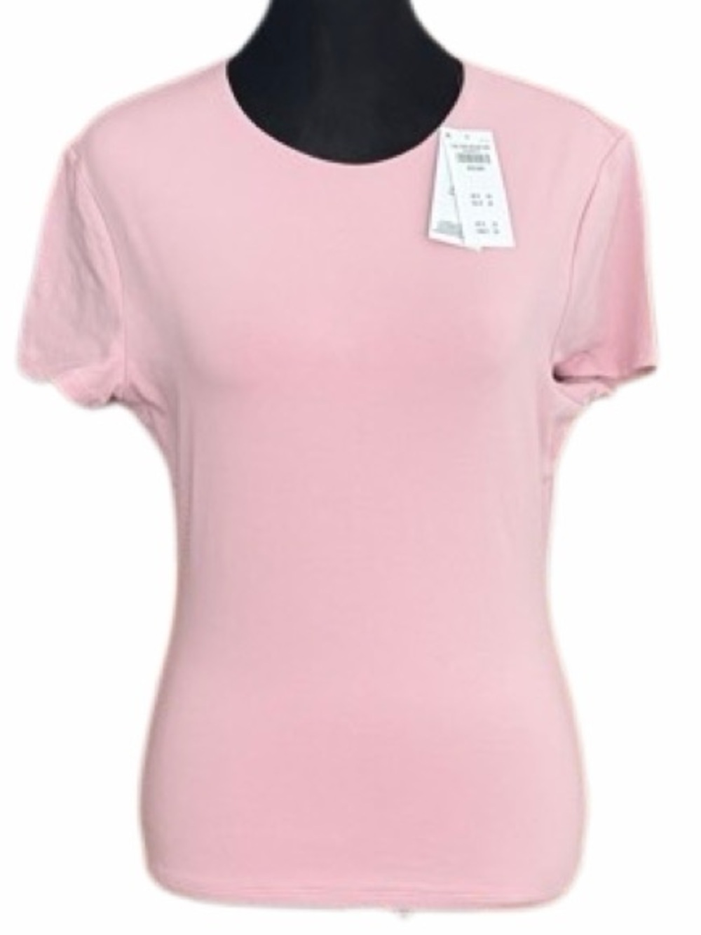 NWT Abercrombie & Fitch Essentials Baby Tee, pink, size Medium.